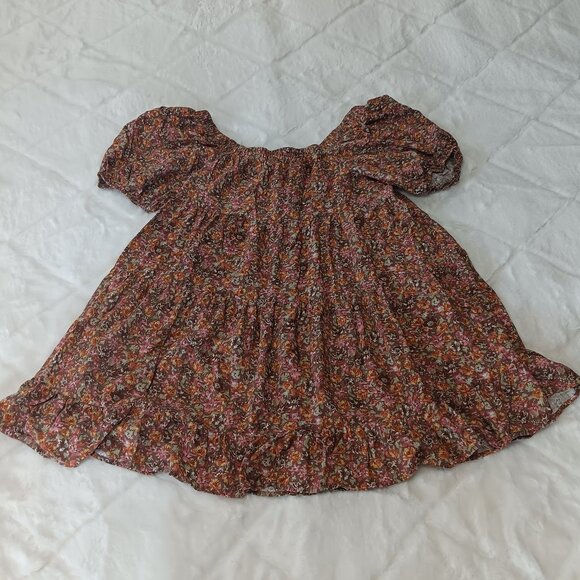 floral tunic top/dress cottagecore style - Picture 1 of 14